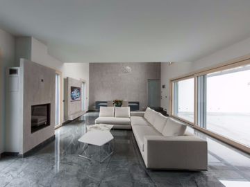 PASSIVE 120 - Aluminium and wood patio door by CARMINATI SERRAMENTI - view 3